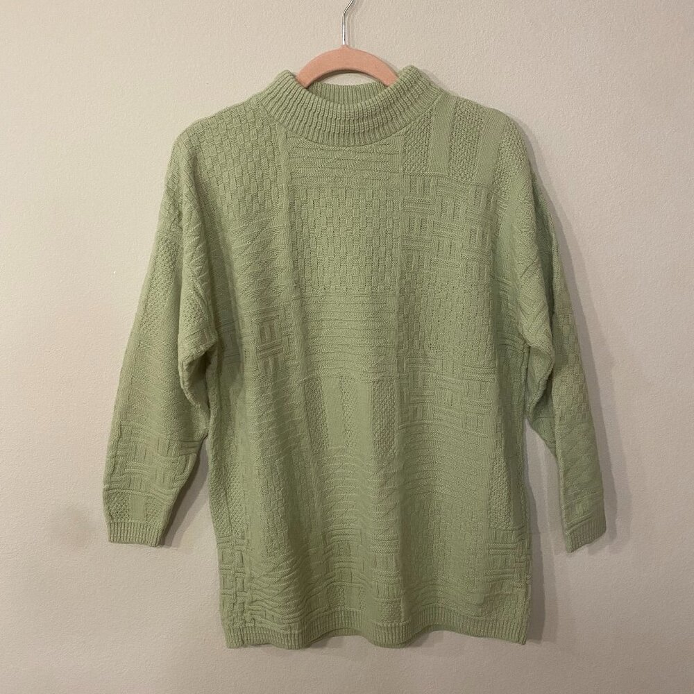 Claudia Barnes Vintage Green Sweater Large